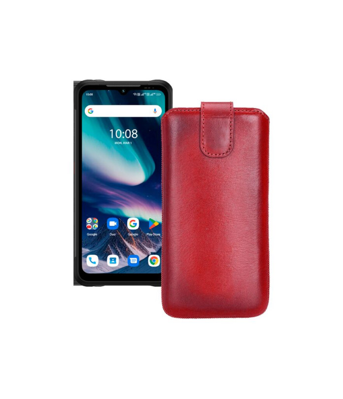 Витяжка з екошкіри для телефону UMiDIGI Bison X20