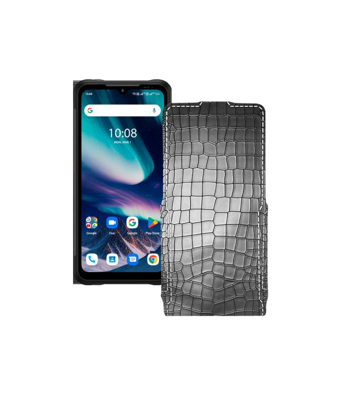 Чохол-флип з екошкіри для телефону UMiDIGI Bison X20