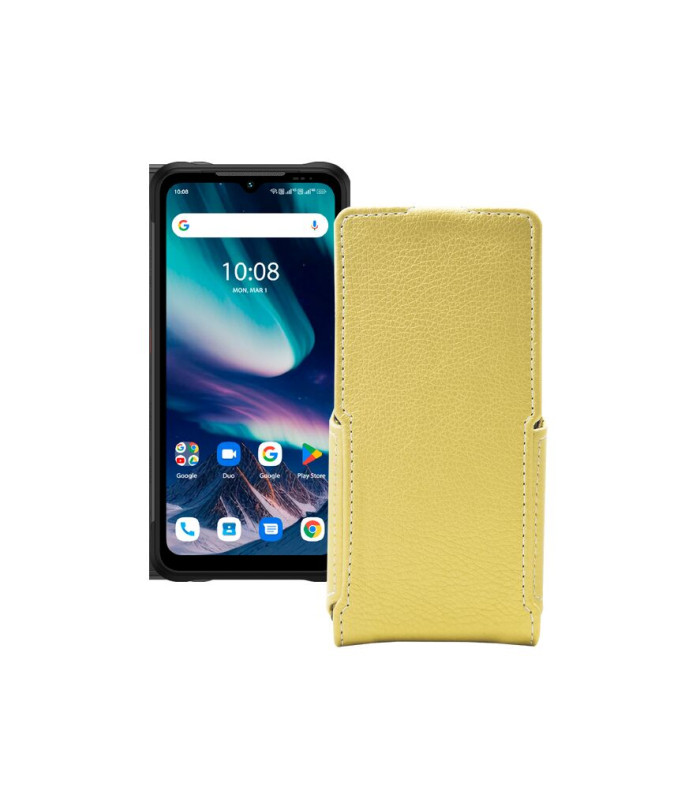Чохол-флип з екошкіри для телефону UMiDIGI Bison X20