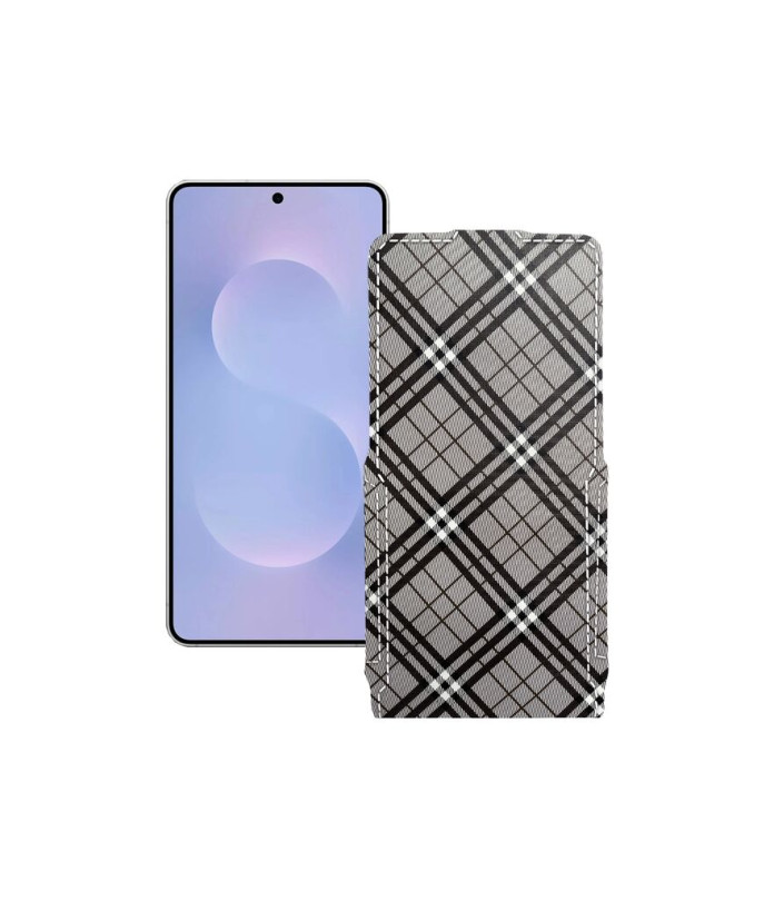 Чохол-флип з екошкіри для телефону Samsung Galaxy S25 Edge (S937)