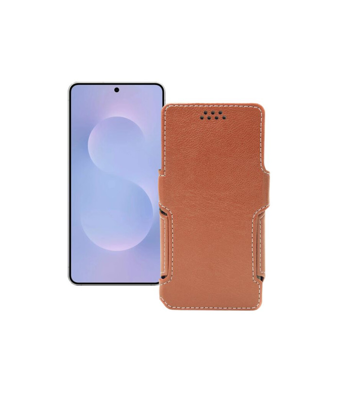 Чохол-книжка з екошкіри для телефону Samsung Galaxy S25 Edge (S937)