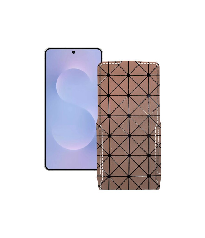 Чохол-флип з екошкіри для телефону Samsung Galaxy S25 Edge (S937)