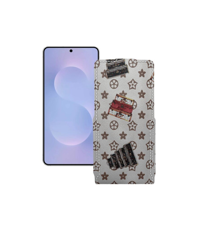 Чохол-флип з екошкіри для телефону Samsung Galaxy S25 Edge (S937)