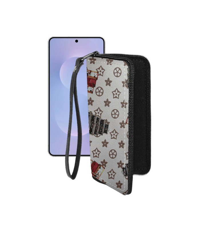 Чохол-гаманець з екошкіри для телефону Samsung Galaxy S25 Edge (S937)