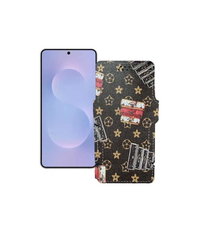 Чохол-книжка з екошкіри для телефону Samsung Galaxy S25 Edge (S937)