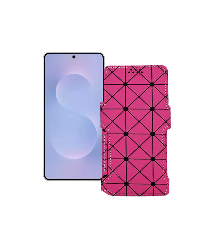 Чохол-книжка з екошкіри для телефону Samsung Galaxy S25 Edge (S937)