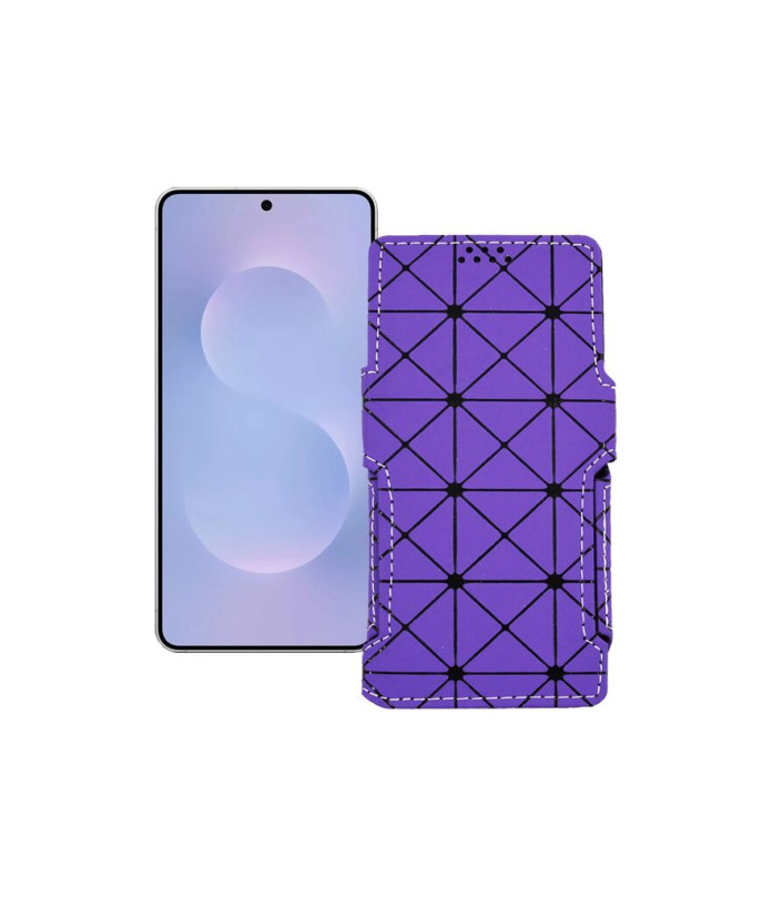 Чохол-книжка з екошкіри для телефону Samsung Galaxy S25 Edge (S937)