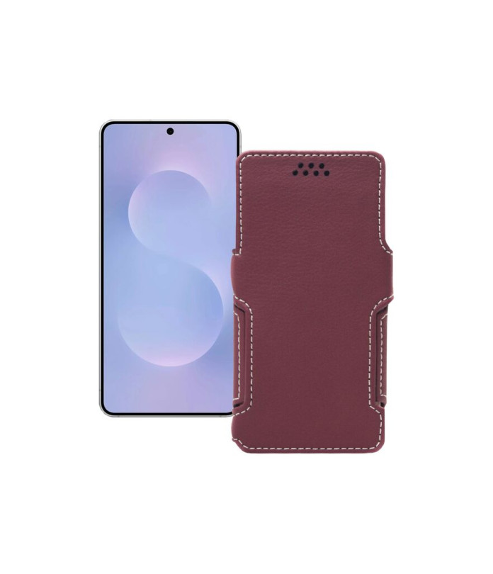 Чохол-книжка з екошкіри для телефону Samsung Galaxy S25 Edge (S937)