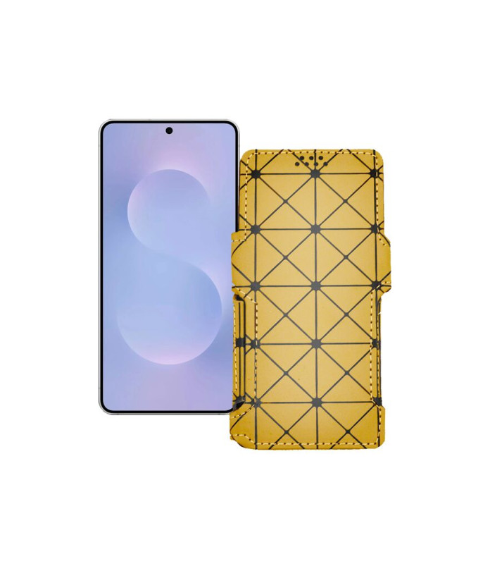 Чохол-книжка з екошкіри для телефону Samsung Galaxy S25 Edge (S937)