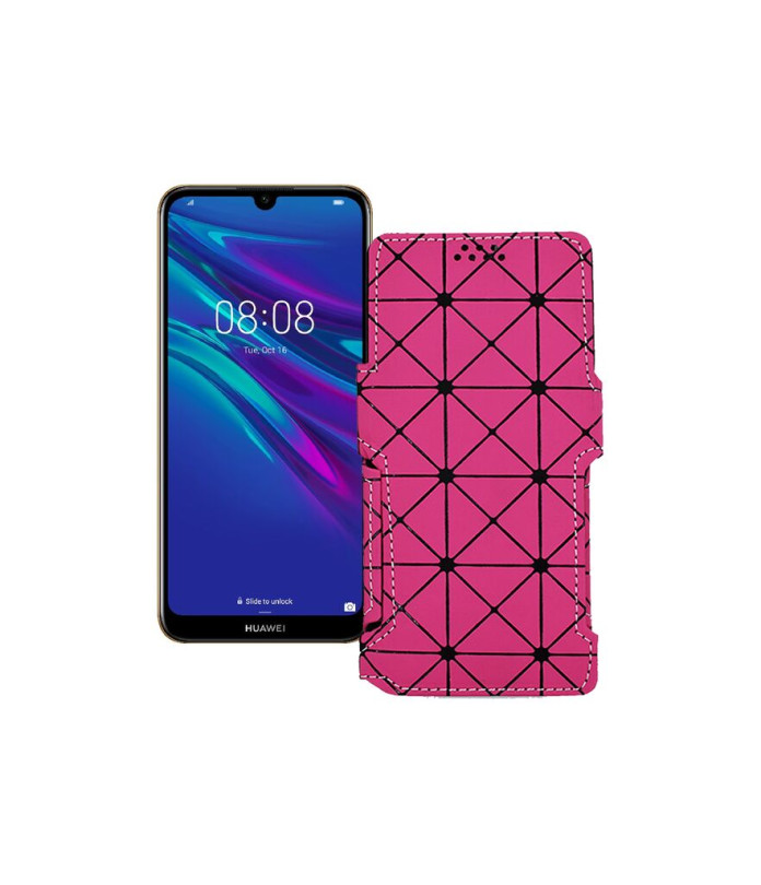 Чохол-книжка з екошкіри для телефону Huawei Y6 2019