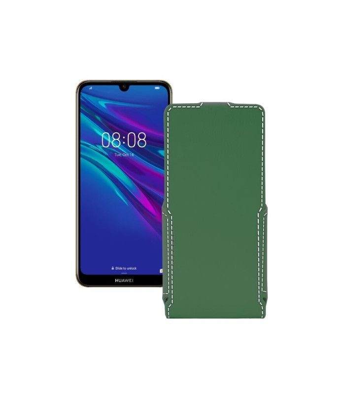 Чохол-флип з екошкіри для телефону Huawei Y6 2019