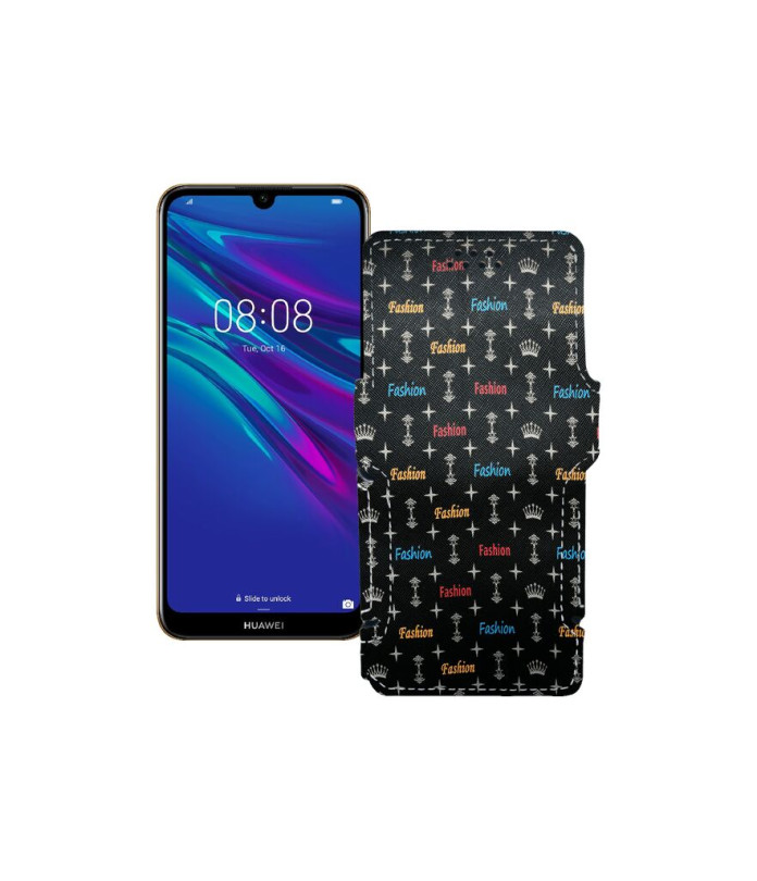 Чохол-книжка з екошкіри для телефону Huawei Y6 2019