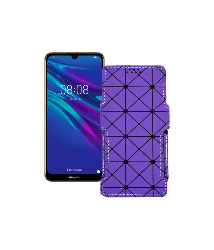 Чохол-книжка з екошкіри для телефону Huawei Y6 2019