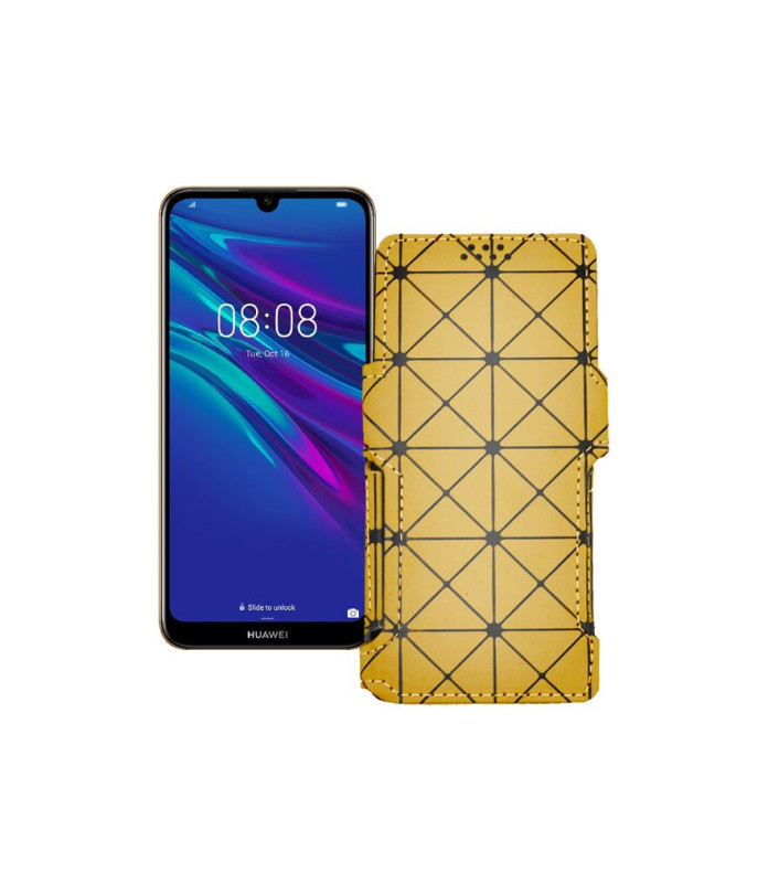 Чохол-книжка з екошкіри для телефону Huawei Y6 2019