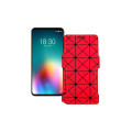 Чохол-книжка з екошкіри для телефону Meizu 16T