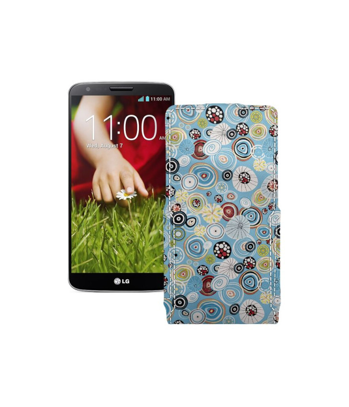 Чохол-флип з екошкіри для телефону LG G2 (D802)