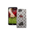 Чохол-флип з екошкіри для телефону LG G2 (D802)