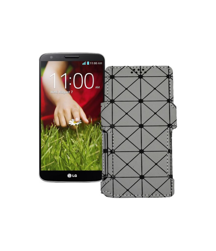 Чохол-книжка з екошкіри для телефону LG G2 (D802)