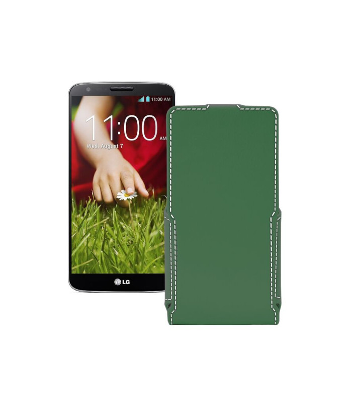 Чохол-флип з екошкіри для телефону LG G2 (D802)