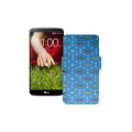 Чохол-книжка з екошкіри для телефону LG G2 (D802)