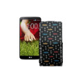 Чохол-флип з екошкіри для телефону LG G2 (D802)