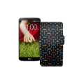 Чохол-книжка з екошкіри для телефону LG G2 (D802)