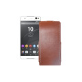 Чохол-флип з екошкіри для телефону Sony Xperia C5 Ultra