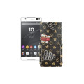 Чохол-флип з екошкіри для телефону Sony Xperia C5 Ultra