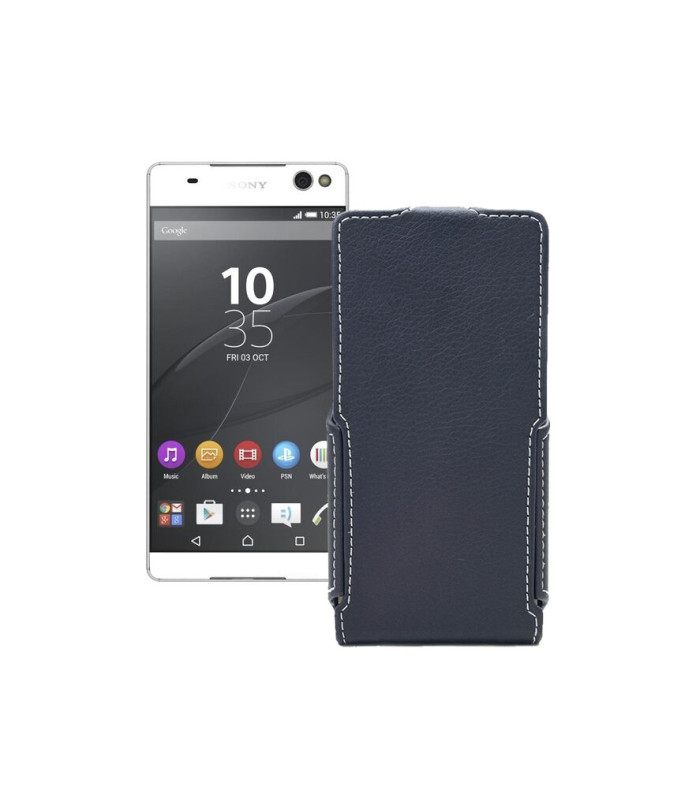 Чохол-флип з екошкіри для телефону Sony Xperia C5 Ultra