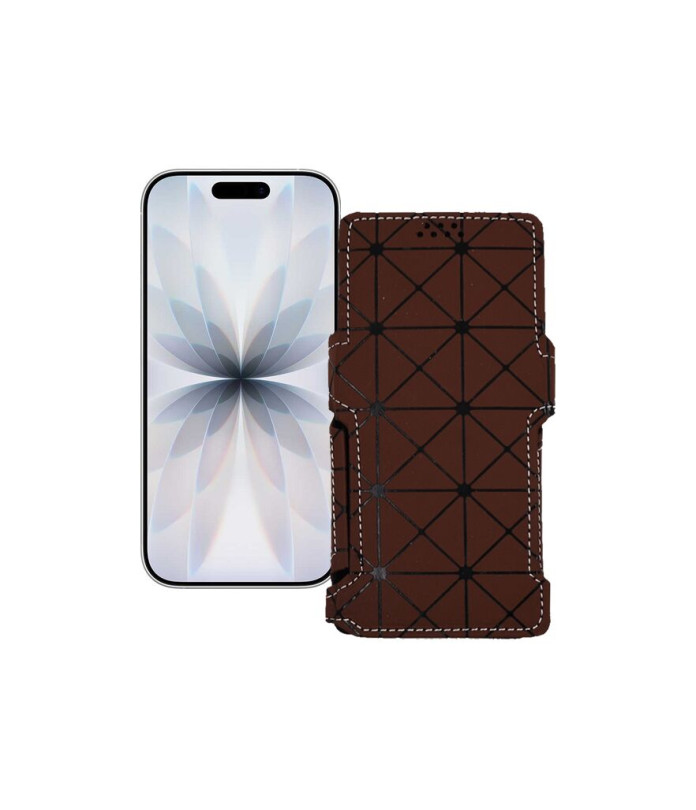 Чохол-книжка з екошкіри для телефону Apple iPhone 17