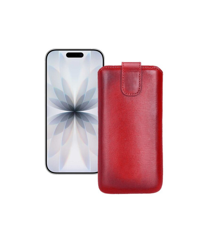 Витяжка з екошкіри для телефону Apple iPhone 17