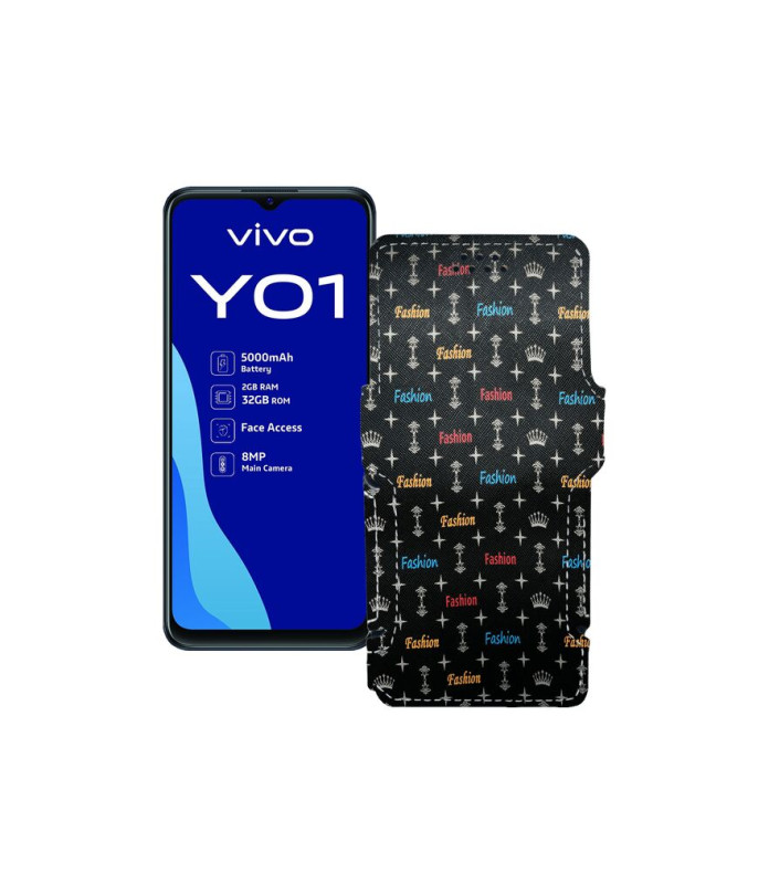 Чохол-книжка з екошкіри для телефону Vivo Y01