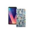 Чохол-флип з екошкіри для телефону LG V30 Plus