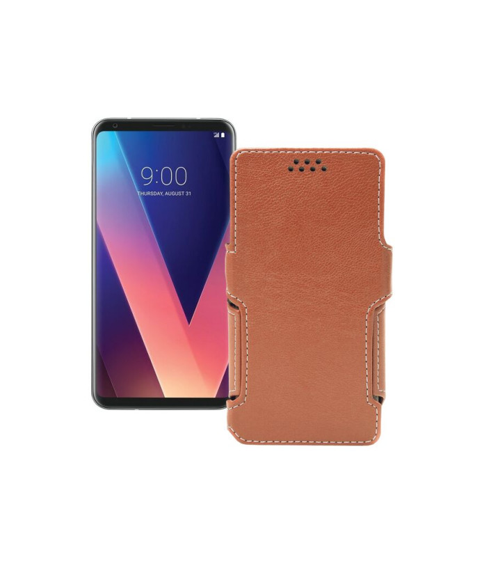 Чохол-книжка з екошкіри для телефону LG V30 Plus