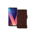 Чохол-книжка з екошкіри для телефону LG V30 Plus