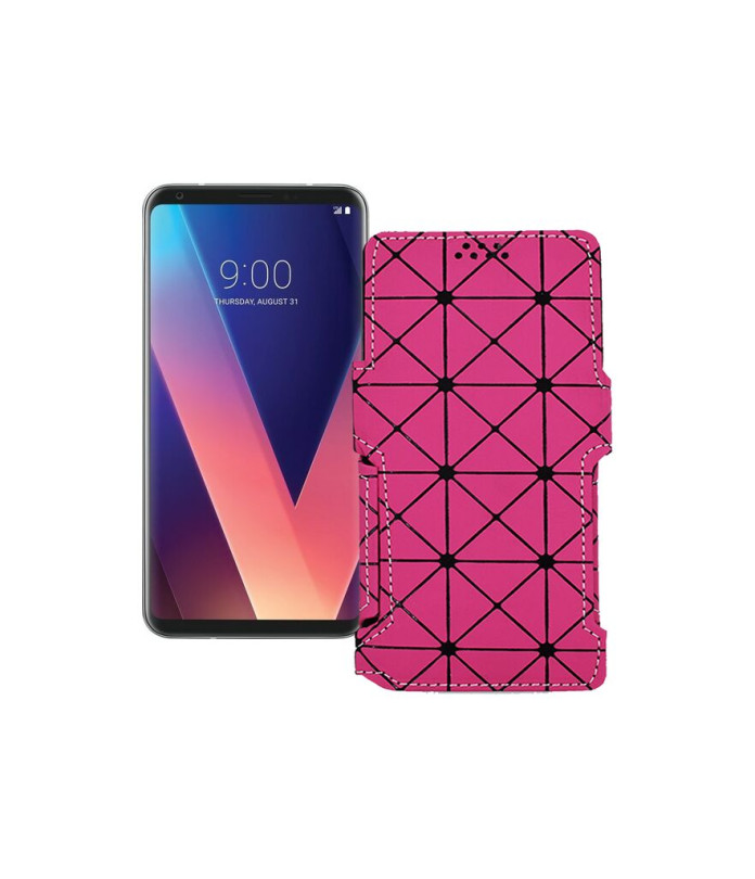 Чохол-книжка з екошкіри для телефону LG V30 Plus