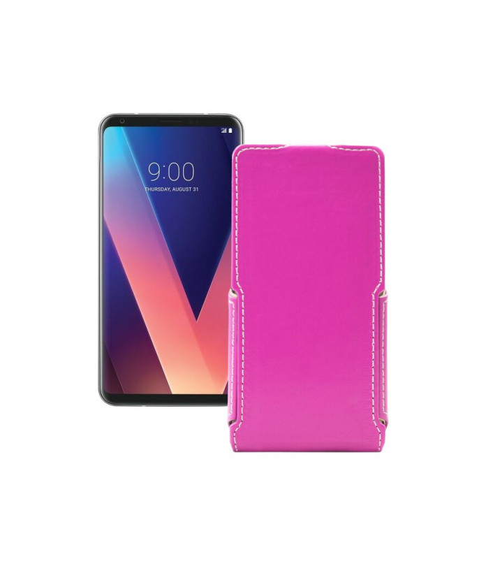 Чохол-флип з екошкіри для телефону LG V30 Plus