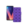 Чохол-книжка з екошкіри для телефону LG V30 Plus