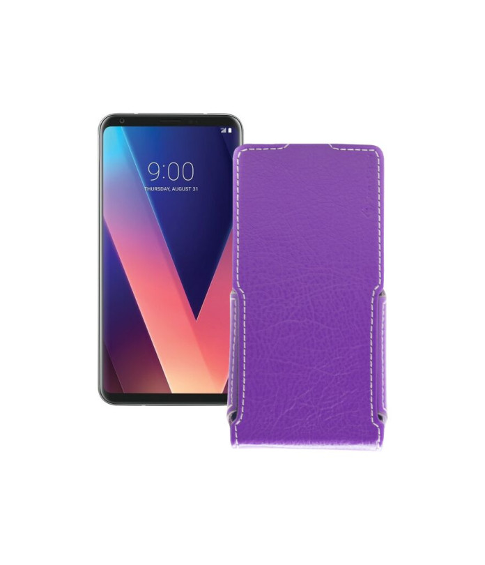 Чохол-флип з екошкіри для телефону LG V30 Plus