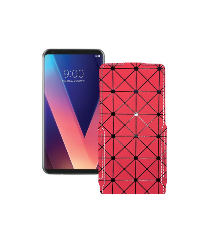 Чохол-флип з екошкіри для телефону LG V30 Plus