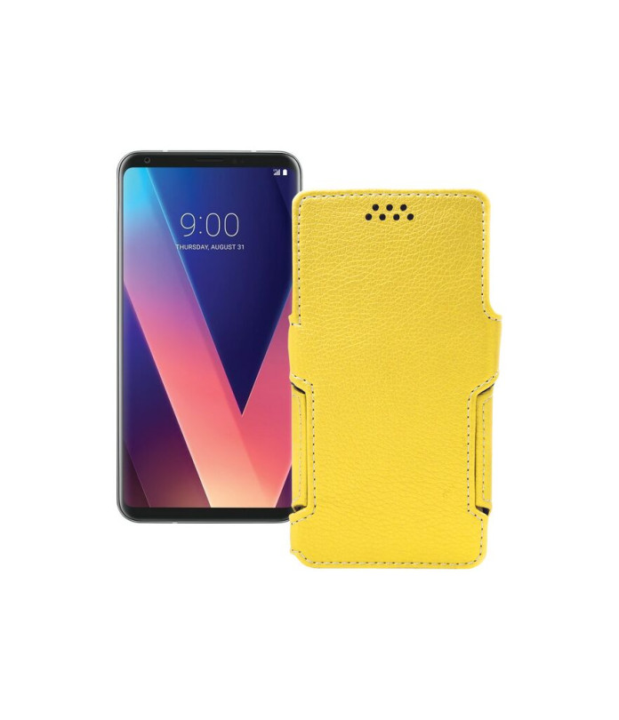 Чохол-книжка з екошкіри для телефону LG V30 Plus