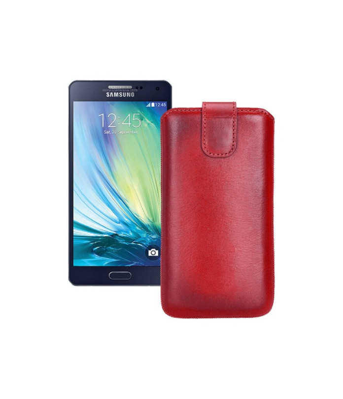 Витяжка з екошкіри для телефону Samsung Galaxy A5 2014 (A500)