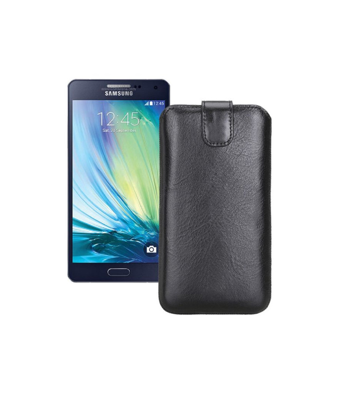 Витяжка з екошкіри для телефону Samsung Galaxy A5 2014 (A500)