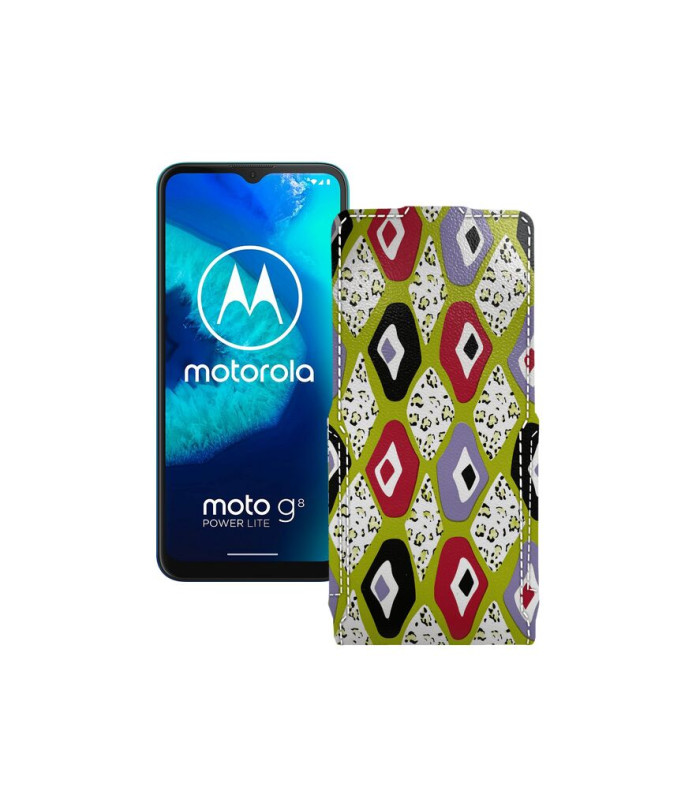 Чохол-флип з екошкіри для телефону Motorola Moto G8 Power lite