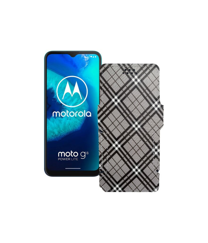 Чохол-книжка з екошкіри для телефону Motorola Moto G8 Power lite