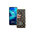 Чохол-флип з екошкіри для телефону Motorola Moto G8 Power lite