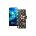 Чохол-книжка з екошкіри для телефону Motorola Moto G8 Power lite