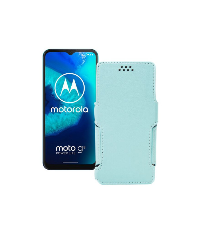 Чохол-книжка з екошкіри для телефону Motorola Moto G8 Power lite