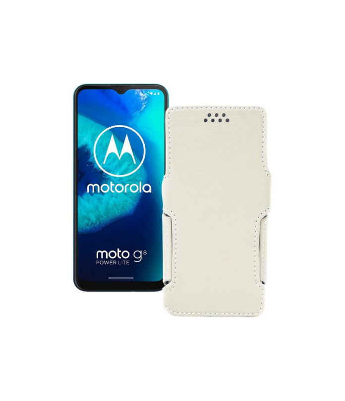 Чохол-книжка з екошкіри для телефону Motorola Moto G8 Power lite