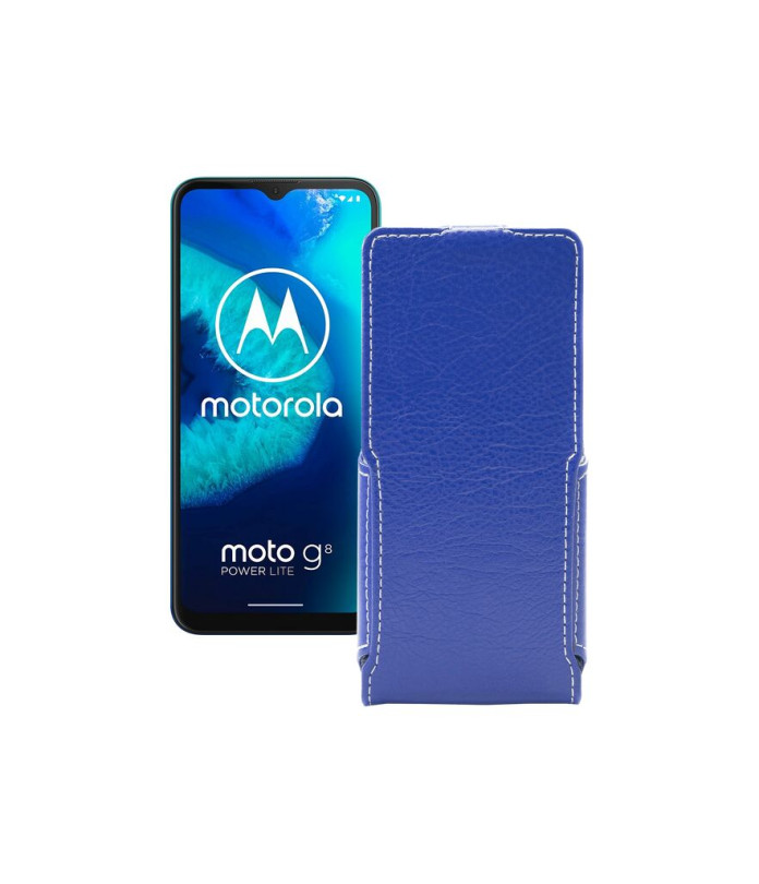 Чохол-флип з екошкіри для телефону Motorola Moto G8 Power lite